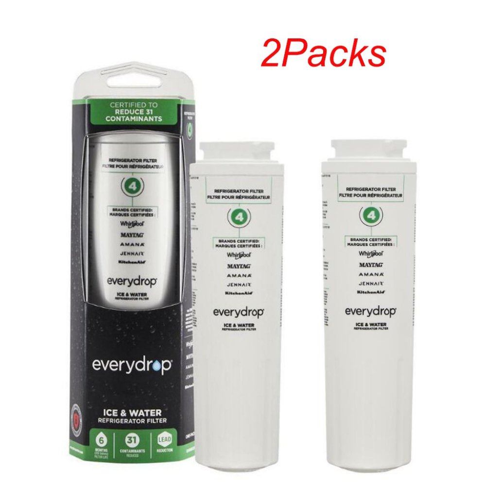 2packs  Whirlpool EveryDrop Ice and Refrigerator Water Filter 4 EDR4RXD1 NEW